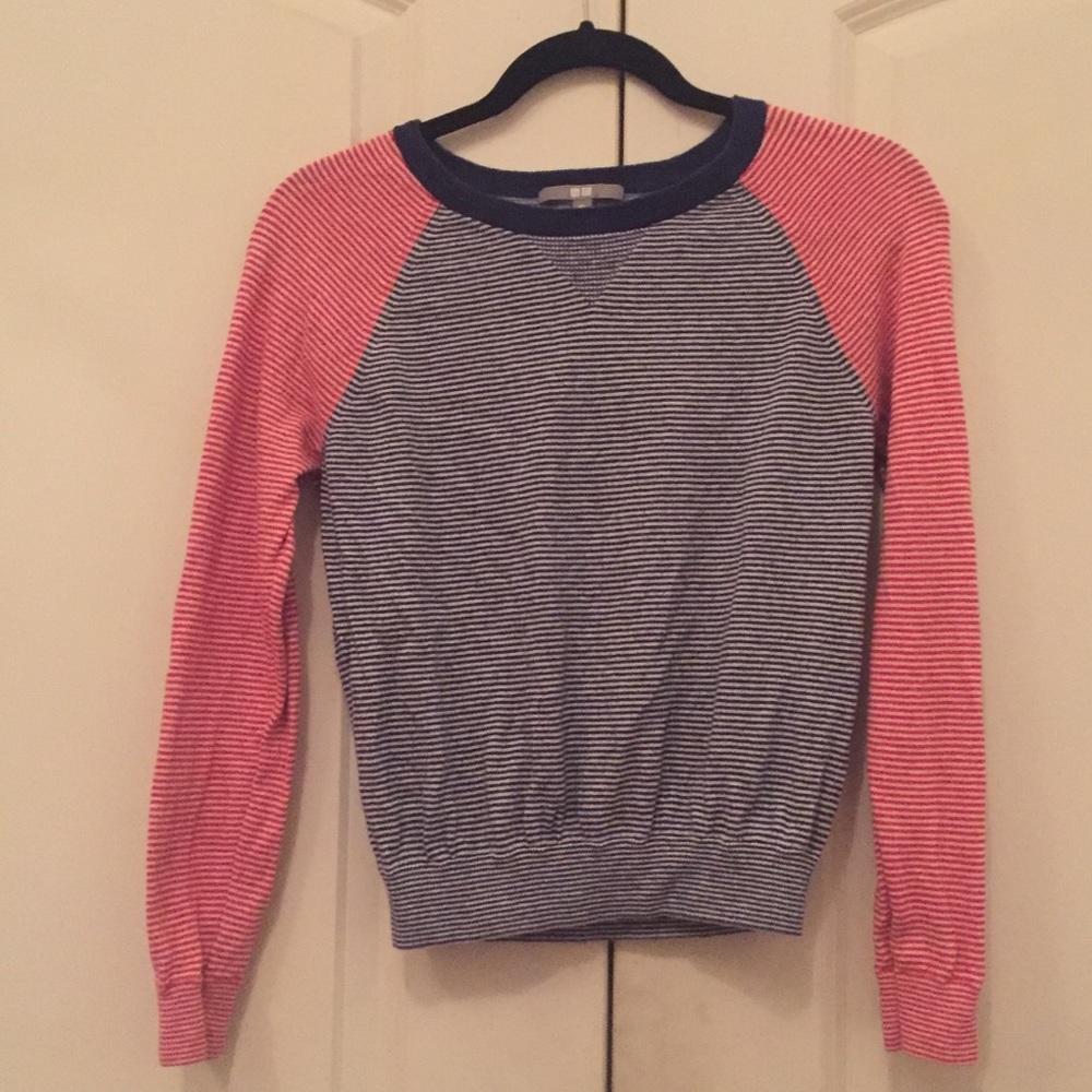 Striped Cotton Cashmere Sweater